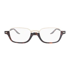 Gafas de lectura de media montura para mujer